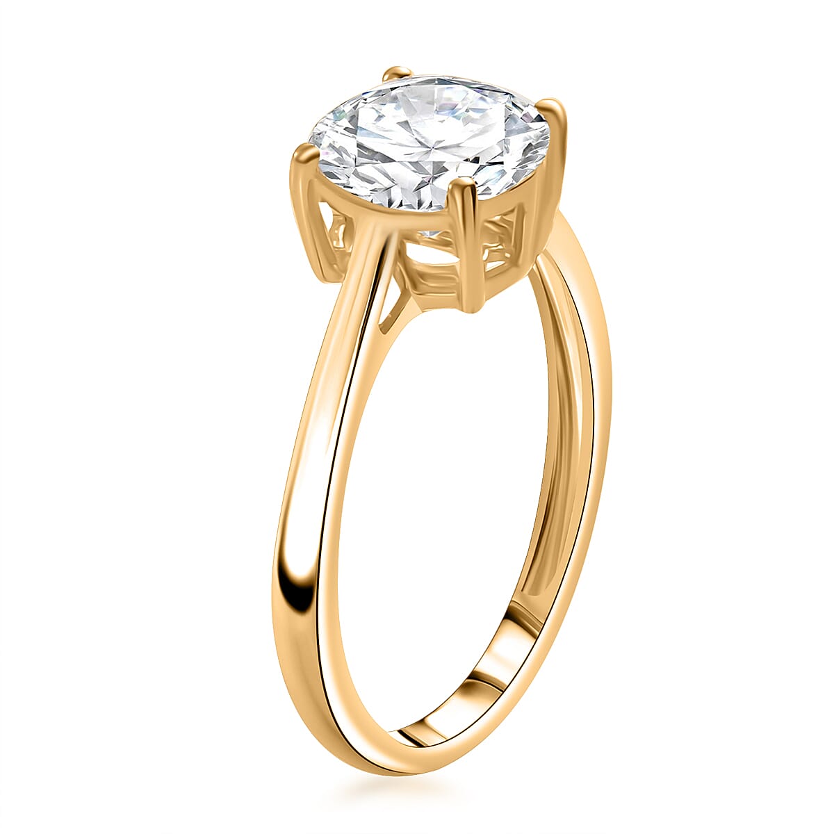 Yellow Gold Over Sterling Silver / 10 - Product card gallery slide 4 (9432471077119)