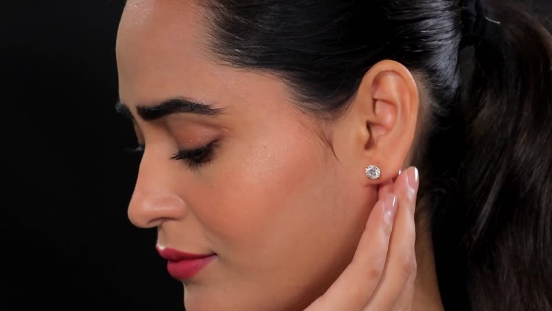 Moissanite (Rnd 7.5m) Solitaire Stud Earrings in 18K Vermeil YG Over Sterling Silver 2.80 ctw