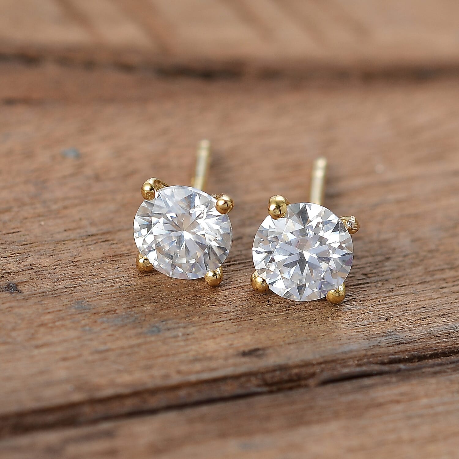 Yellow Gold Over Sterling Silver