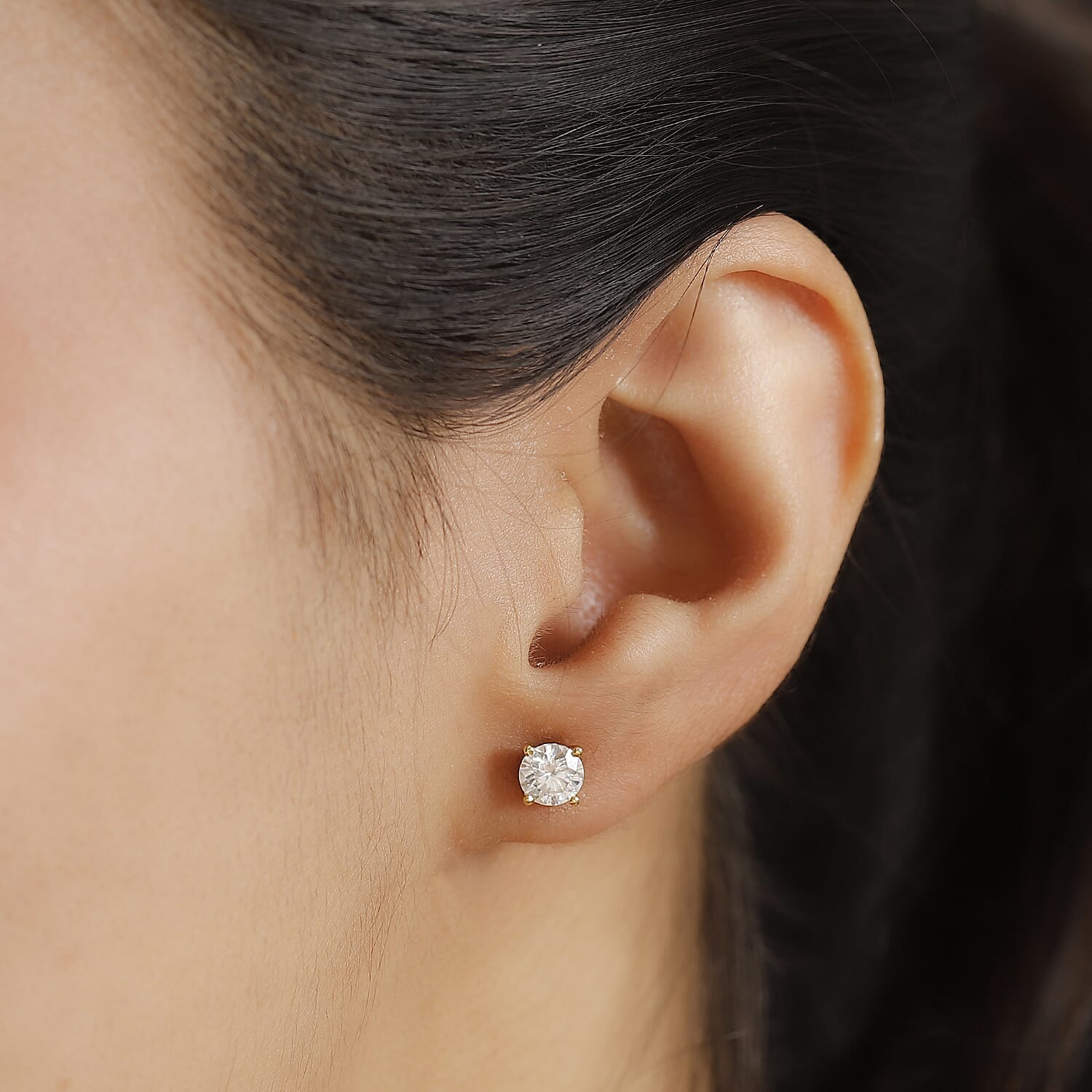 Yellow Gold Over Sterling Silver