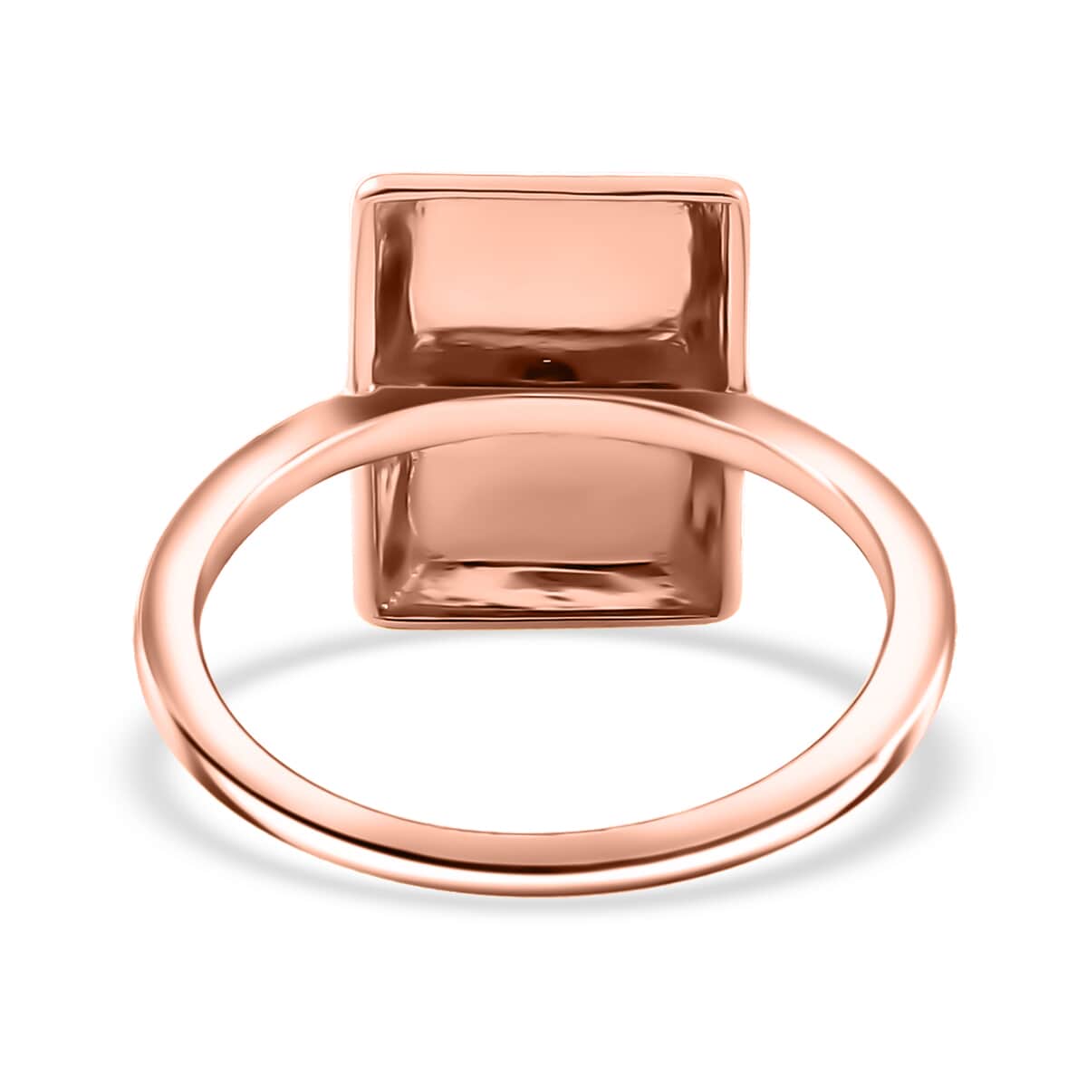 Bar Ring in 18K Rose Gold Over Sterling Silver (Size 10.0) 2.60 Grams image number 4