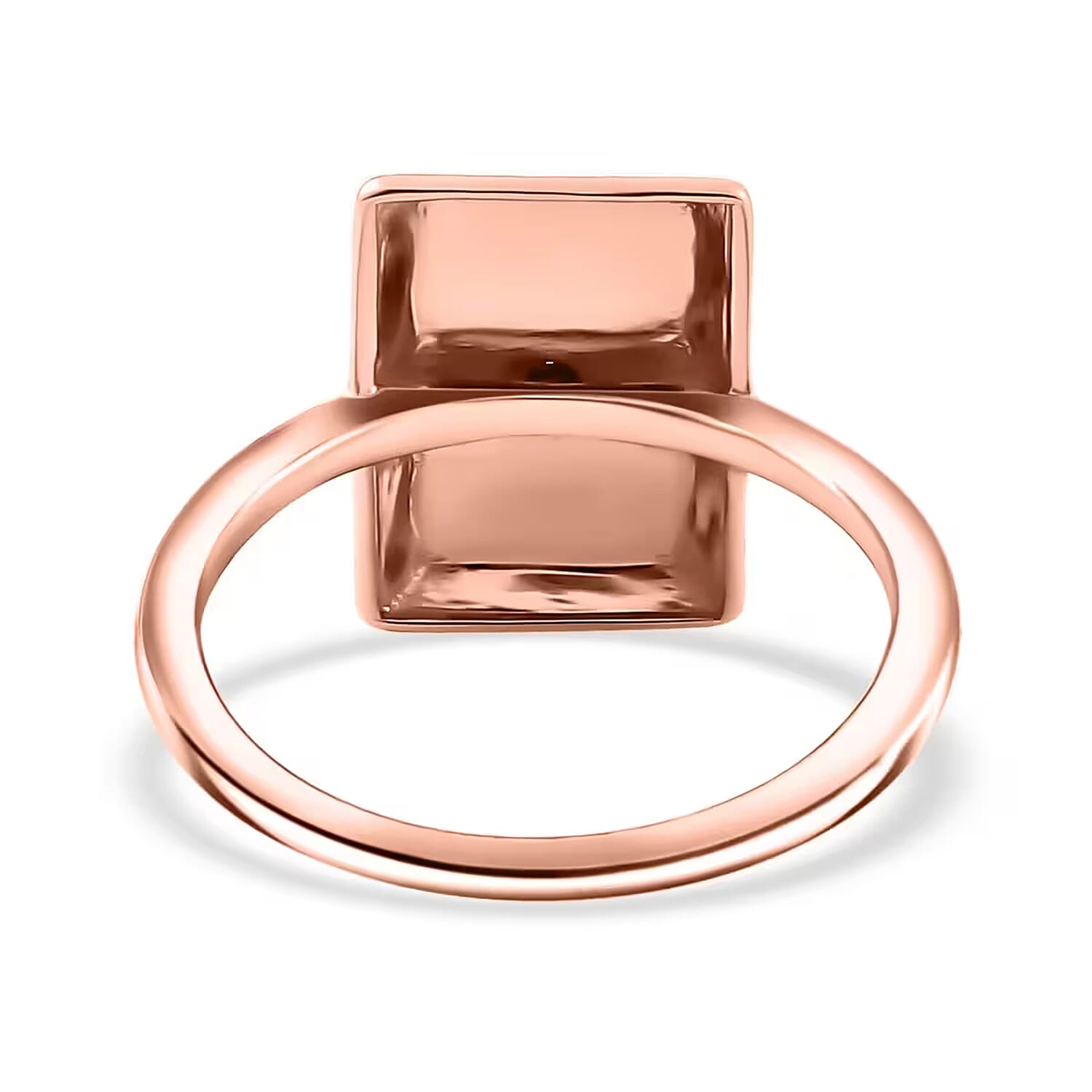 D'Joy Bar Ring in 18K Rose Gold Over Sterling Silver (Size 10.0) 2.60 Grams