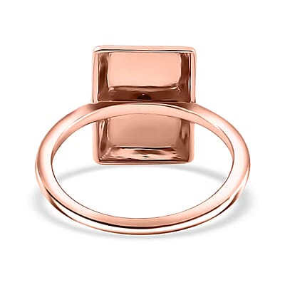D'Joy Bar Ring in 18K Rose Gold Over Sterling Silver (Size 10.0) 2.60 Grams