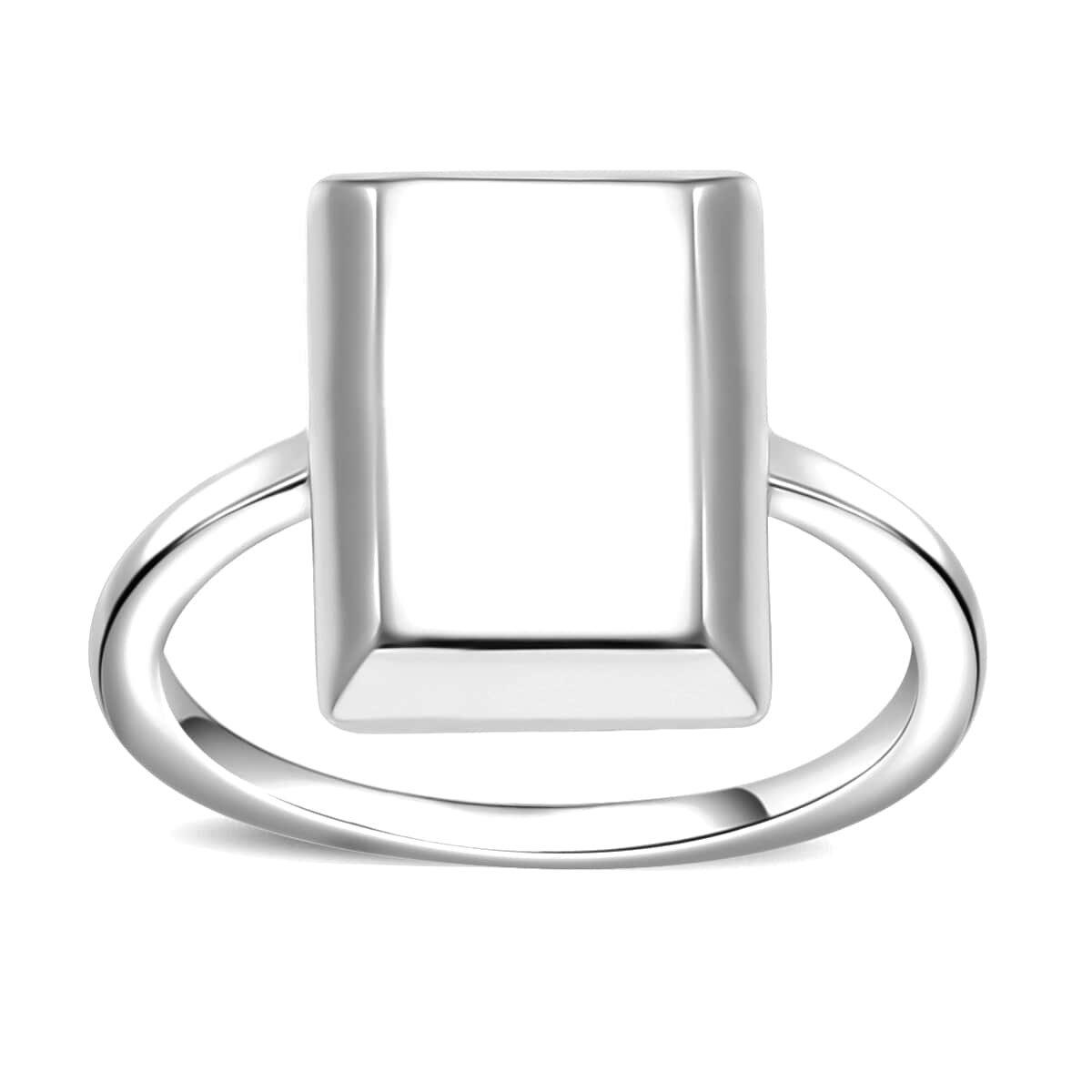 Bar Ring in Sterling Silver (Size 10.0) 2.60 Grams image number 0