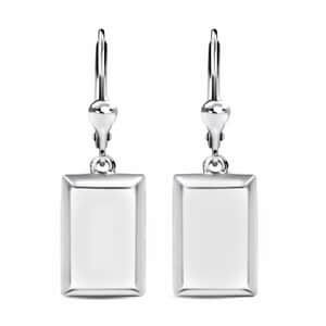 Bar Earrings in Sterling Silver 3 Grams