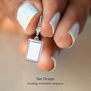 D'Joy Bar Earrings in Sterling Silver 3 Grams