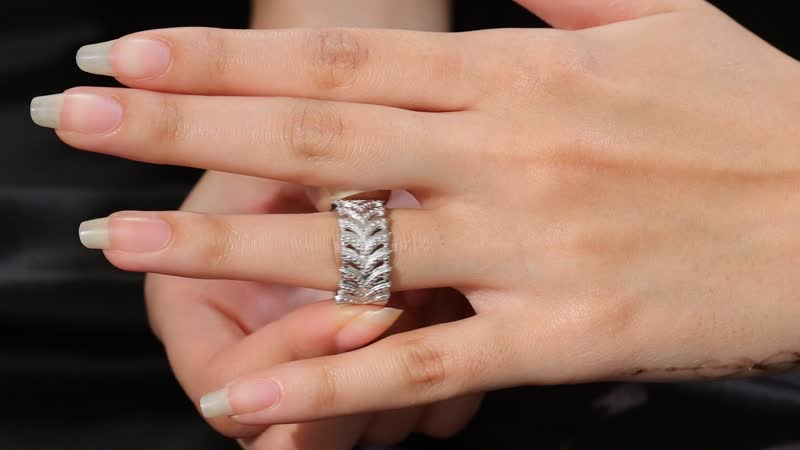 Karis White Diamond Accent Ring