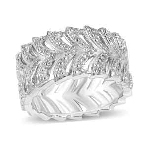 Karis White Diamond Accent Ring in Platinum Bond (Size 6.0)
