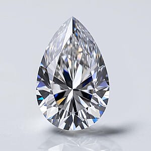 IGI Certified Luxuriant Lab Grown Diamond (Pear) (G, VS2)  2.00 ctw
