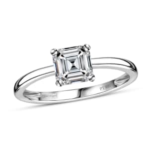 SGL Certified Asscher Cut Luxuriant Lab Grown Diamond G-H VS 2.00 ctw Ring in 950 Platinum (Size 10.0)