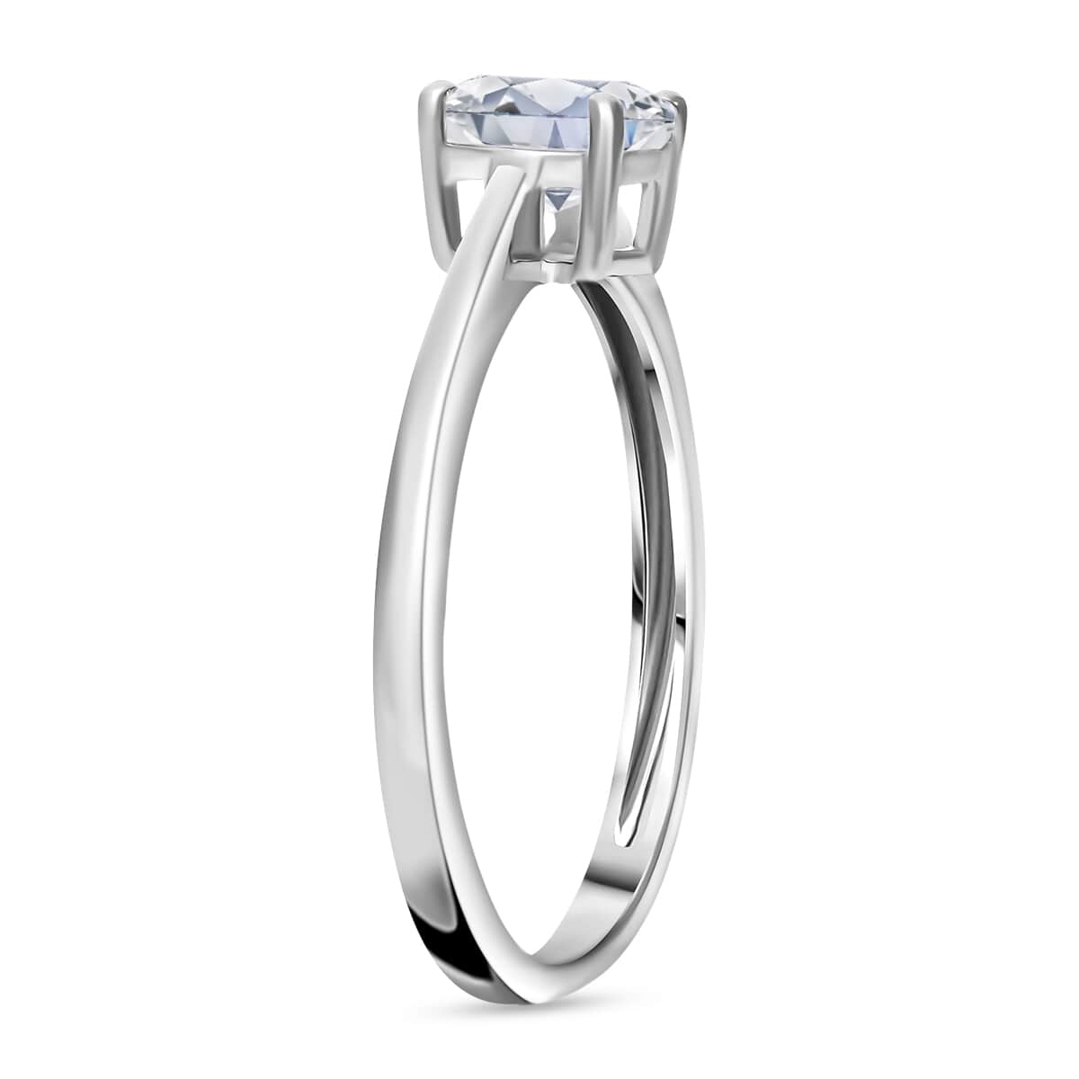 SGL Certified Asscher Cut Luxuriant Lab Grown Diamond G-H VS 2.00 ctw Ring in 950 Platinum (Size 10.0) image number 3