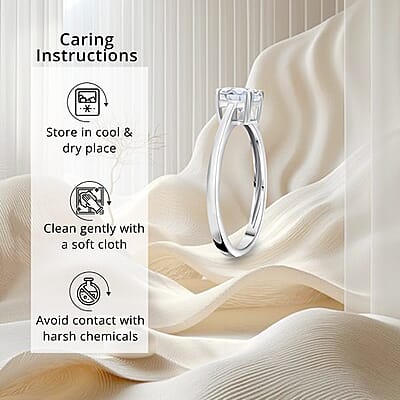 SGL Certified Asscher Cut Luxuriant Lab Grown Diamond G-H VS 2.00 ctw Ring in 950 Platinum (Size 10.0)