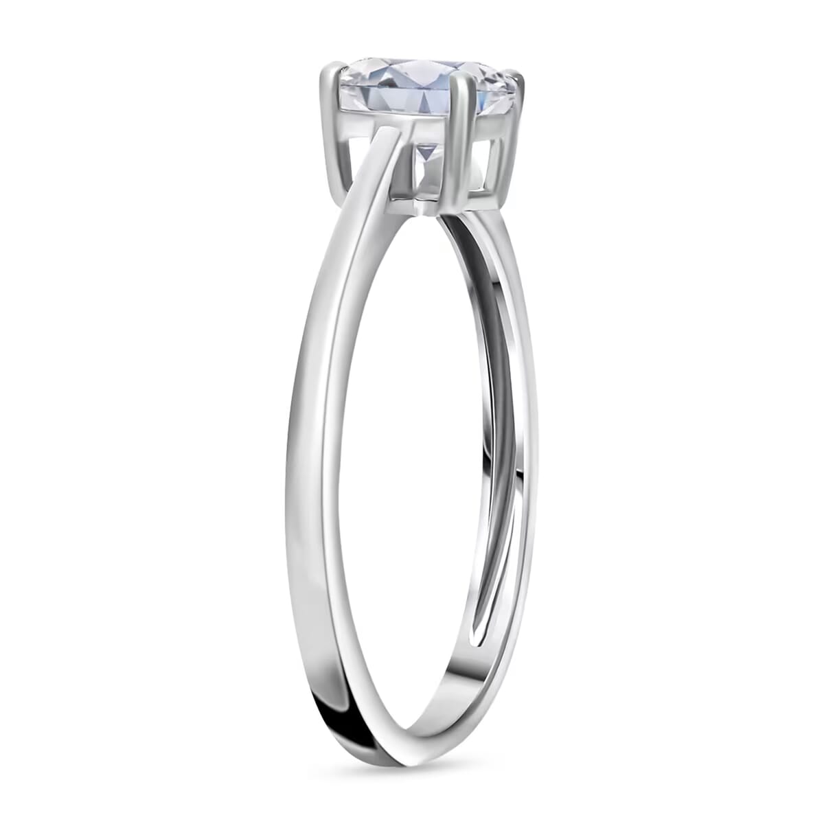 SGL Certified Asscher Cut Luxuriant Lab Grown Diamond G-H VS 2.00 ctw Ring in 950 Platinum (Size 6.0) image number 8