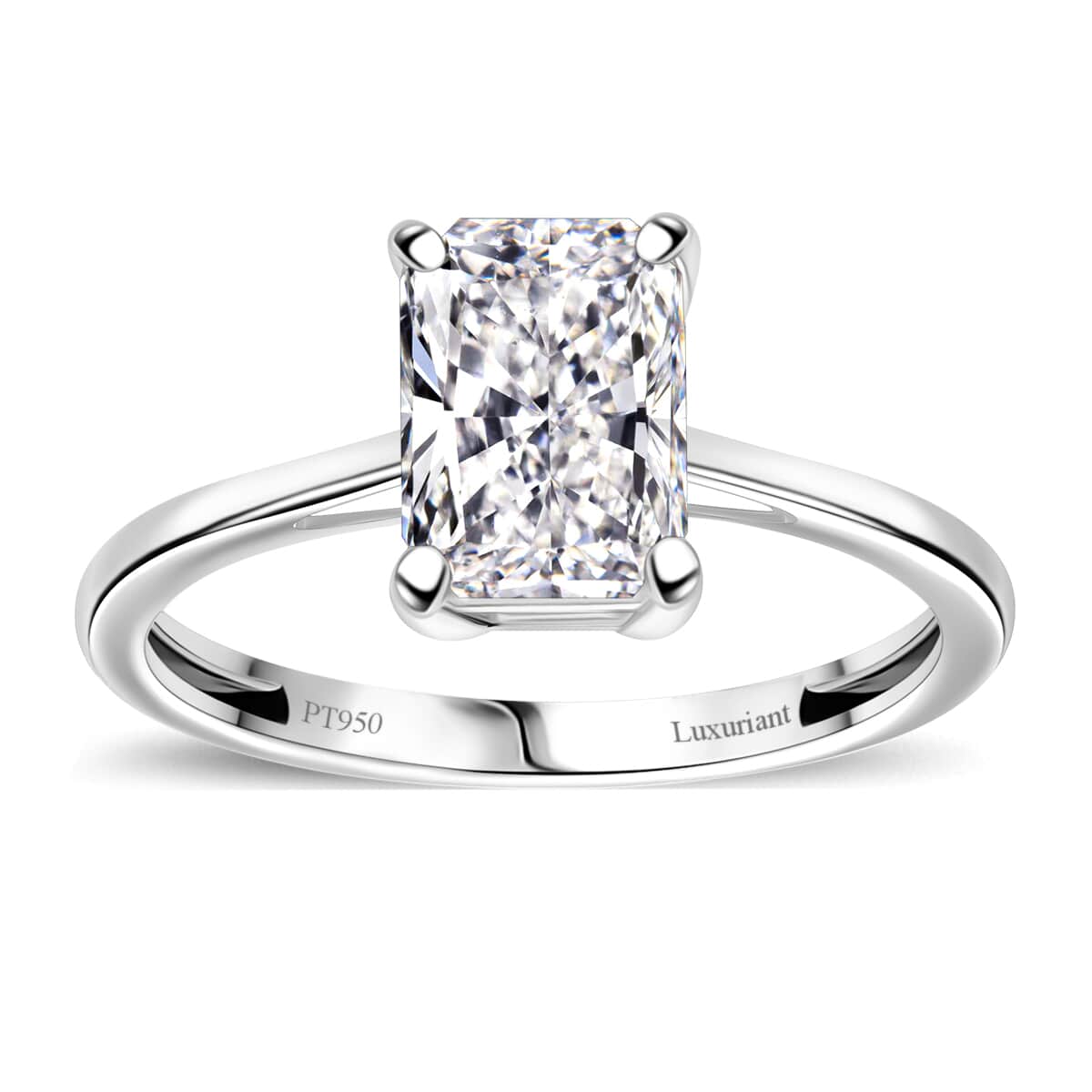 SGL Certified Luxuriant Lab Grown Diamond G-H VS 2.00 ctw Solitaire Ring in 950 Platinum (Size 8.0) image number 0