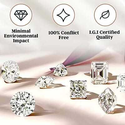 Luxuriant Lab Grown Diamond G SI1 0.25 ctw Stud Earrings in 14K White Gold