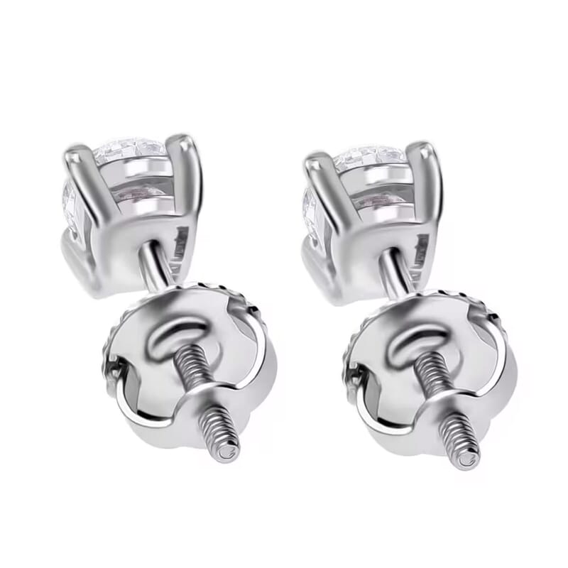 Luxuriant Lab Grown Diamond G SI1 0.25 ctw Stud Earrings in 14K White Gold