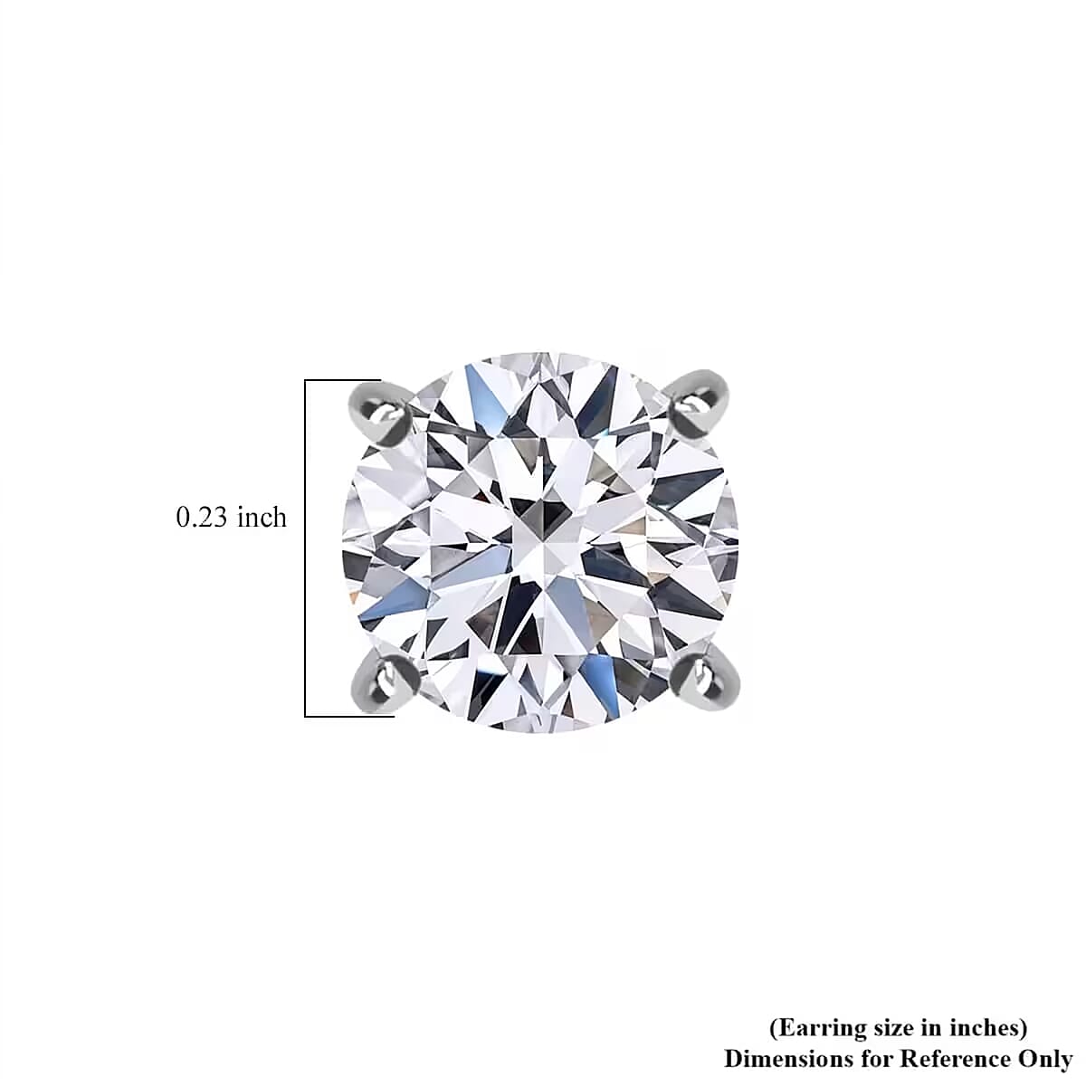 14K White Gold Luxuriant Lab Grown Diamond (SI1) Earrings 0.50 ctw image number 7