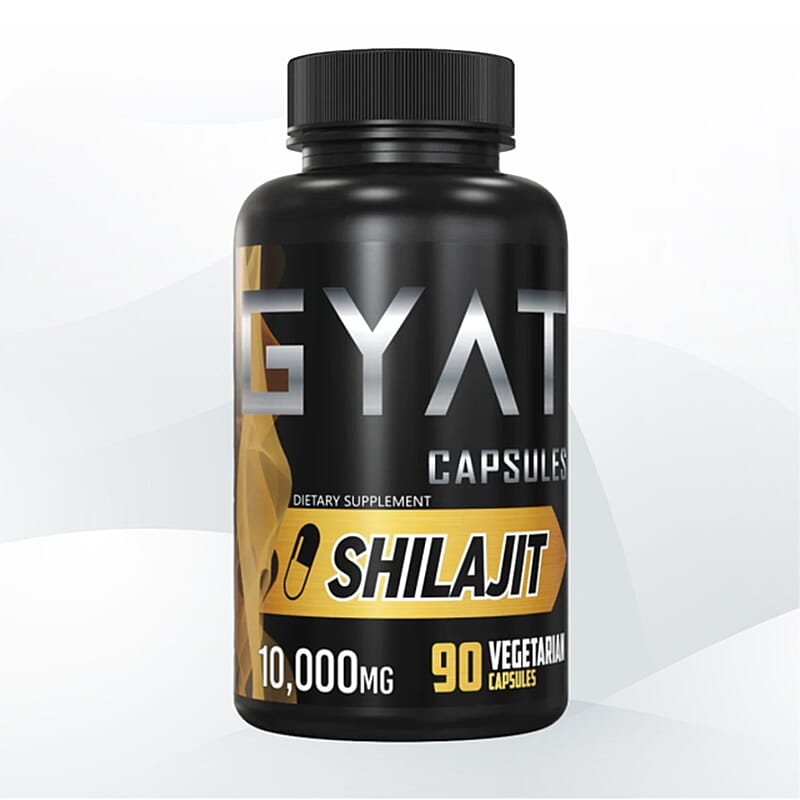 Gyat Shilajit Dietary Supplement (90 Capsules)- Vegetarian