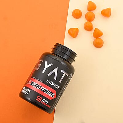 Gyat Weight Control Apple Cider Vinegar Dietary Supplement (50 Gummies)- Apple