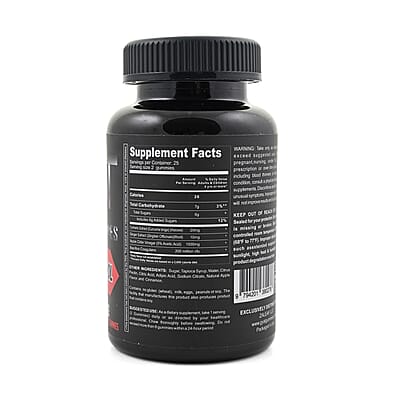 Gyat Weight Control Apple Cider Vinegar Dietary Supplement (50 Gummies)- Apple