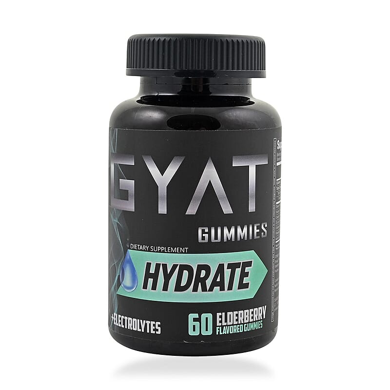 Gyat Hydrate Electrolytes Dietary Supplement (60 Gummies)- Elderberry