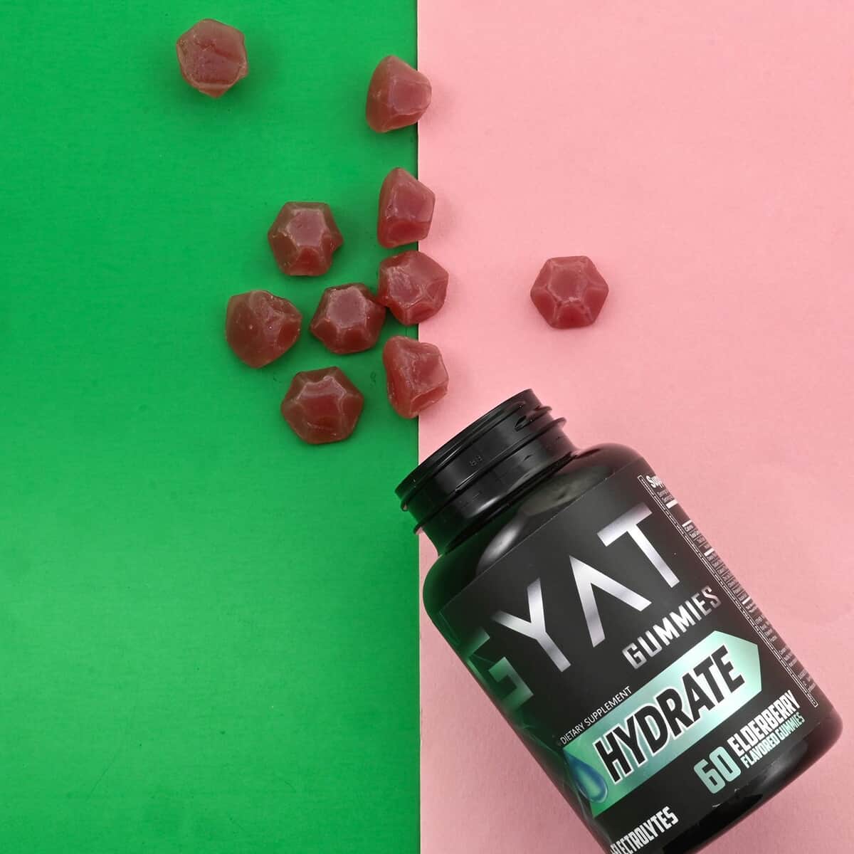 Gyat Hydrate - Electrolytes (Elderberry Flavored Gummies) image number 1