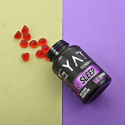 Gyat Sleep Melatonin & Magnesium Supplement (60 Gummies)- Strawberry