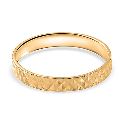Diamond-Cut Band Ring in 22K Yellow Gold (Size 10.0) 1.75 Grams