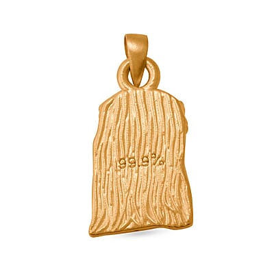Jesus Pendant in 24K Yellow Gold 1 Grams