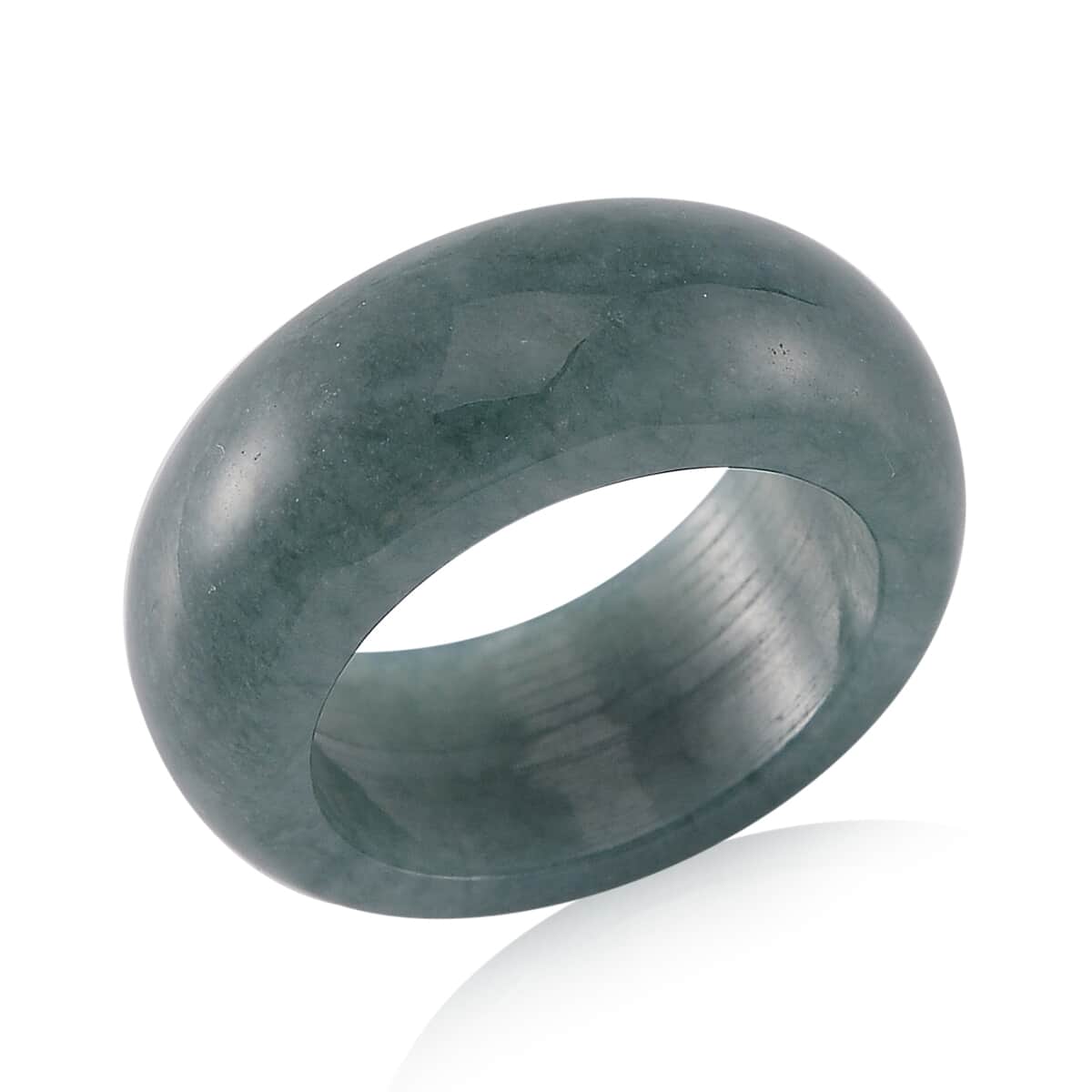 Natural Olmec Jadeite 35.00 ctw Band Ring (Size 10.0) image number 0