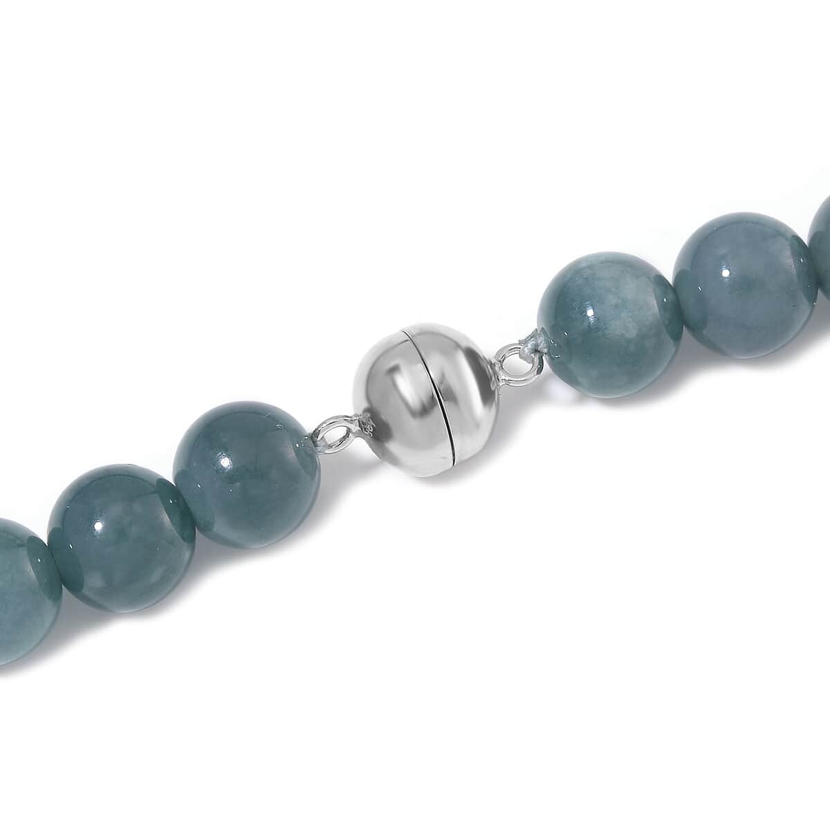 Natural Olmec Jadeite 450.00 ctw Carved Pixiu Knotted Necklace in Rhodium Over Sterling Silver 20 Inches image number 4