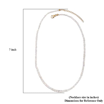 Ethiopian Welo Opal 34.00 ctw Beaded Necklace in Vermeil Yellow Gold Over Sterling Silver 18-20 Inches