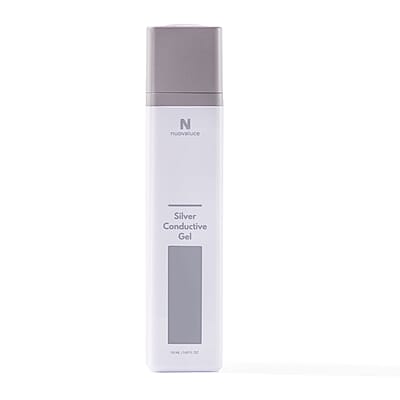 Nuovaluce Mini Plus Microcurrent Skincare Device Bundle with Silver Conductive Gel and Travel Case (2 Years Warranty)