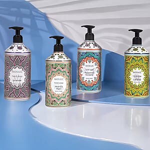 Mosaic Liquid Hand Soap Series- Almond & Argan, Camomile, Lavender, Peppermint & Eucalyptus (24.6oz Each)