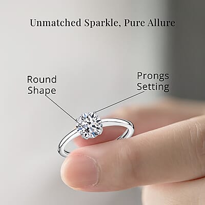 Luxuriant Lab Grown Diamond G VS 1.50 ctw Ring in 14K White Gold (Size 10.0)