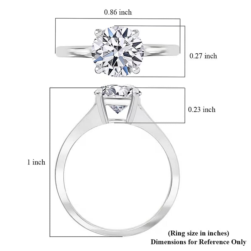 Luxuriant Lab Grown Diamond G VS 1.50 ctw Ring in 14K White Gold (Size 10.0)