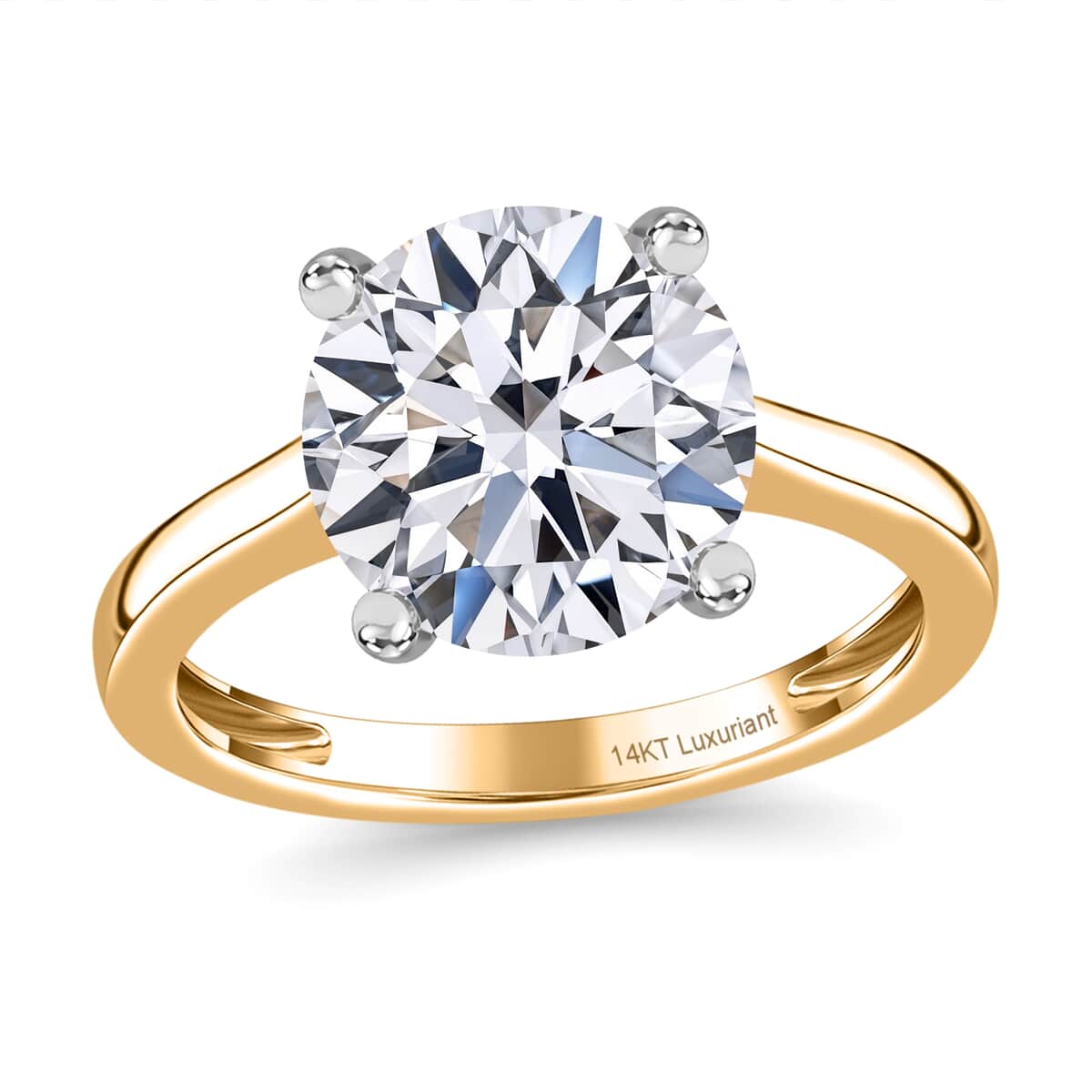 Luxuriant Lab Grown Diamond G VS 2.00 ctw Ring in 14K Yellow Gold (Size 10.0) (Del. in 12-15 Days) image number 0