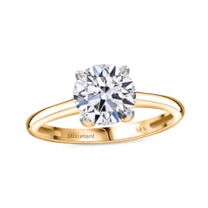 Luxuriant Lab Grown Diamond G VS 2.00 ctw Ring in 14K Yellow Gold (Size 6.0) (Del. in 12-15 Days)