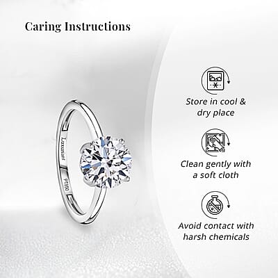 950 Platinum Luxuriant Lab Grown Diamond (G, VS) Ring (Size 10.0) (Del. in 12-15 Days) 3.00 ctw