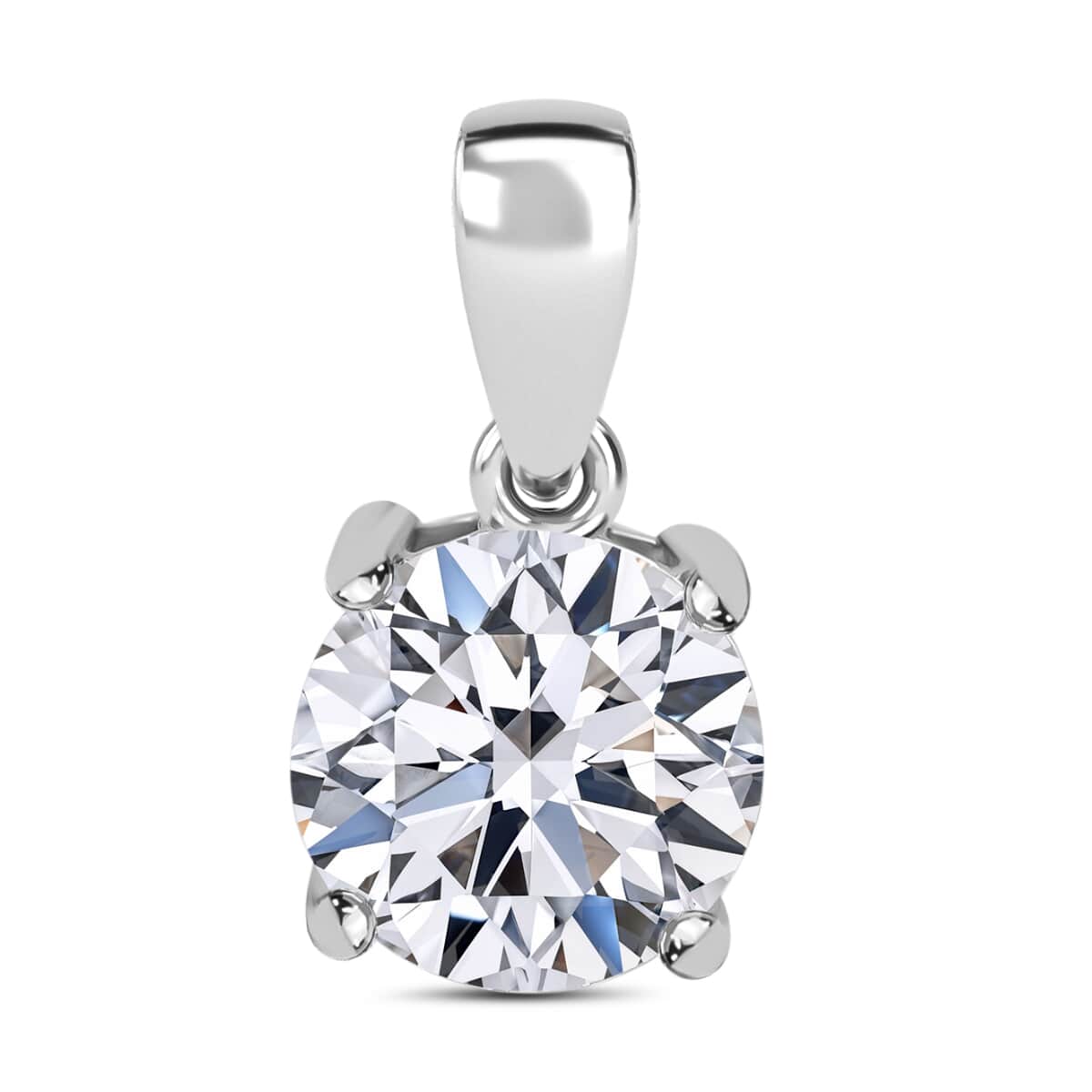 Luxuriant Lab Grown Diamond G VS 2.00 ctw Pendant in 950 Platinum (Del. in 12-15 Days) image number 0