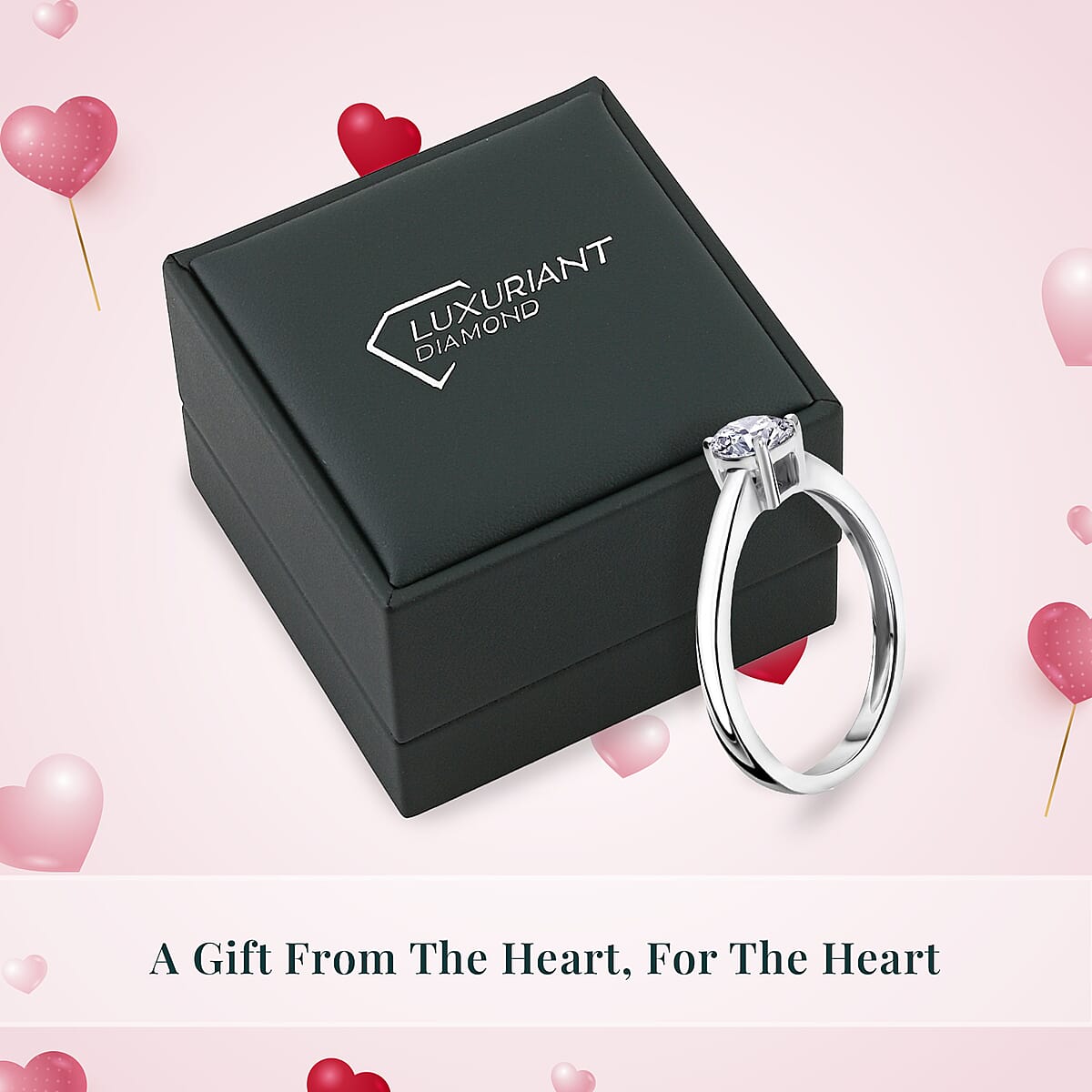 Luxuriant Lab Grown Diamond G VS 1.50 ctw Ring in 950 Platinum (Size 9.0) (Del. in 12-15 Days) image number 6