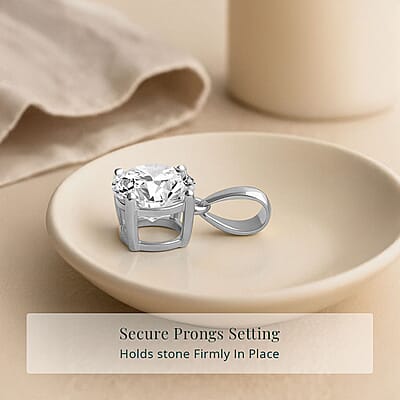 Luxuriant Lab Grown Diamond G VS 2.00 ctw Pendant without Chain in 14K White Gold 