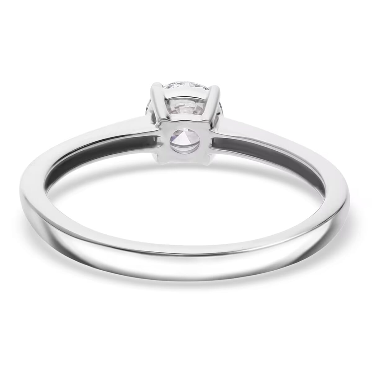 Luxuriant Lab Grown Diamond G-H SI 0.50 ctw Ring in Platinum Over Sterling Silver (Size 10.0) image number 9