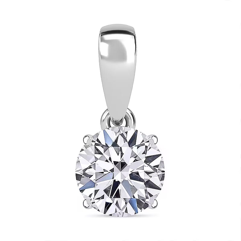 Luxuriant Lab Grown Diamond G VS 1.00 ctw Pendant without Chain in 950 Platinum 
