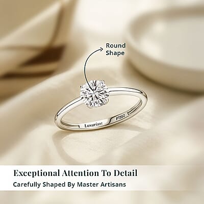 Luxuriant Lab Grown Diamond G VS 1.00 ctw Ring in 950 Platinum (Size 10.0) (Del. in 12-15 Days)