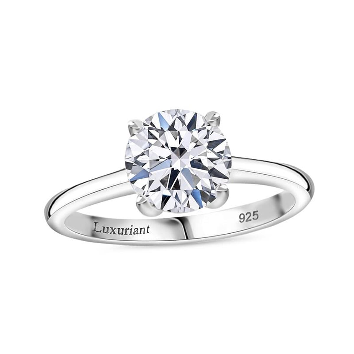 Luxuriant Lab Grown Diamond G-H SI 1.00 ctw Ring in 18K Vermeil Yellow Gold Over Sterling Silver (Size 6.0)  image number 1