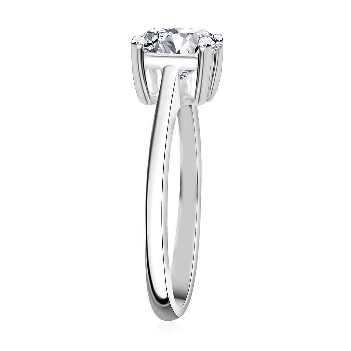 Luxuriant Lab Grown Diamond G-H SI 1.00 ctw Ring in 18K Vermeil Yellow Gold Over Sterling Silver (Size 6.0)  image number 3