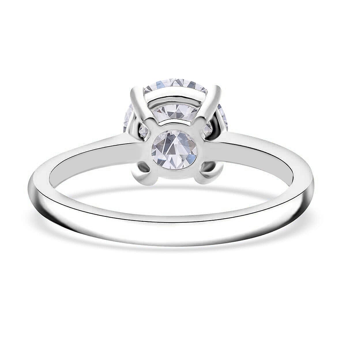 Luxuriant Lab Grown Diamond G-H SI 1.00 ctw Ring in 18K Vermeil Yellow Gold Over Sterling Silver (Size 6.0)  image number 4