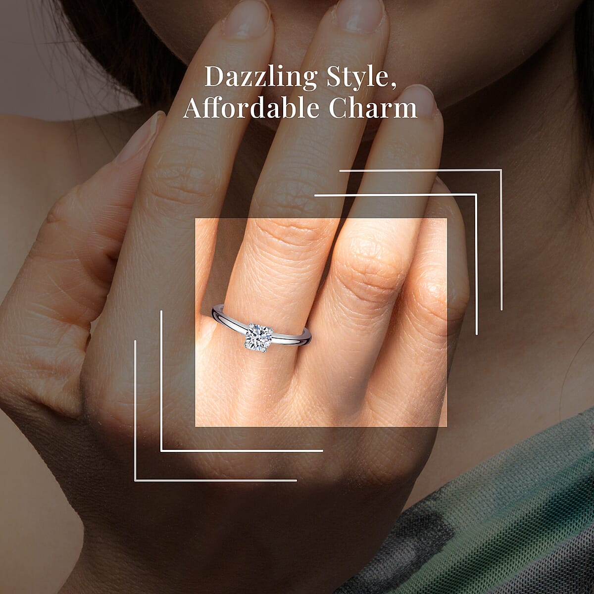 Luxuriant Lab Grown Diamond G VS 0.50 ctw Ring in 950 Platinum (Size 5.0) (Del. in 12-15 Days) image number 1