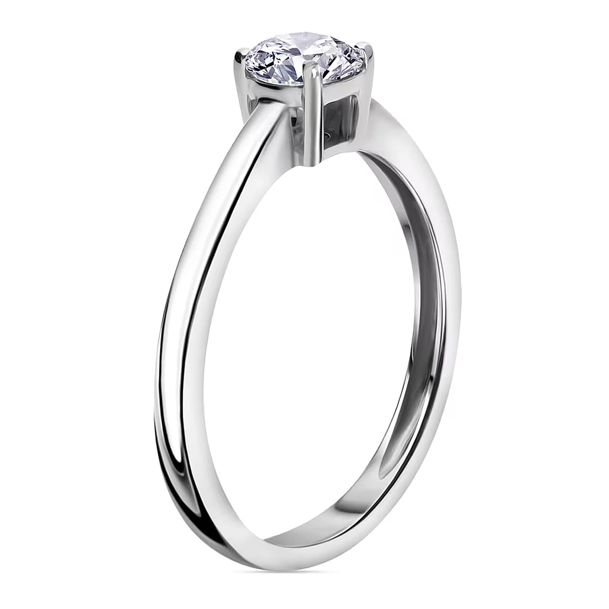 Luxuriant Lab Grown Diamond G VS 0.50 ctw Ring in 950 Platinum (Size 5.0) (Del. in 12-15 Days) image number 8